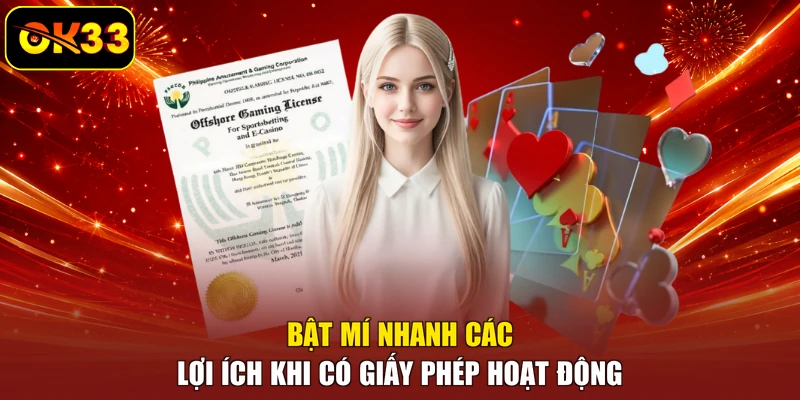Bật mí nhanh các lợi ích khi có giấy phép hoạt động
