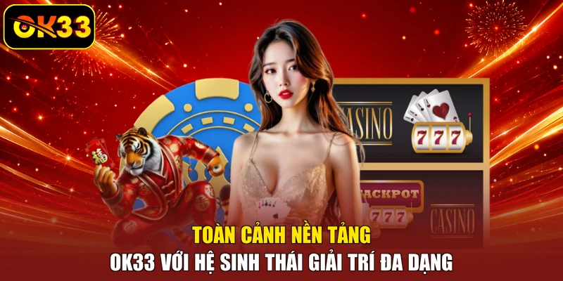 Toàn cảnh nền tảng OK33 với hệ sinh thái giải trí đa dạng